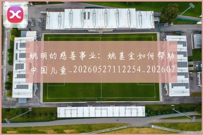 姚明的慈善事业：姚基金如何帮助中国儿童_20260527112254_20260707143416