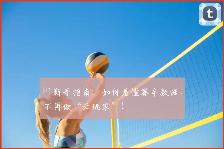 F1新手指南：如何看懂赛车数据，不再做“云玩家”！