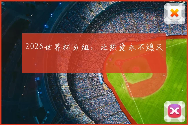 2026世界杯分组,让热爱永不熄灭